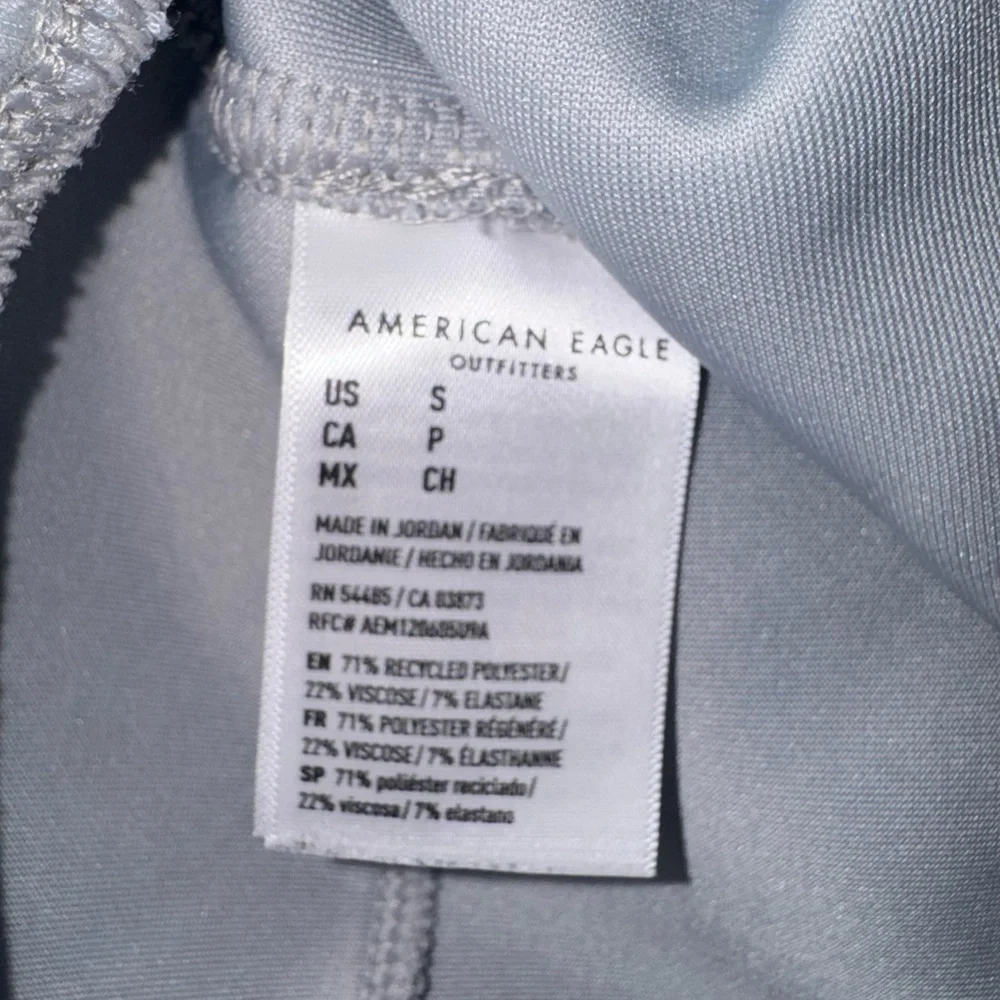 AE American Eagle Scuba Joggers Gray Zip Pocket Athleisure Unisex S